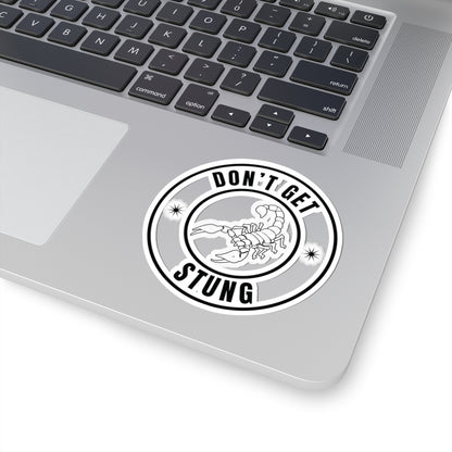 Don't Get Stung Stickers Design 2
