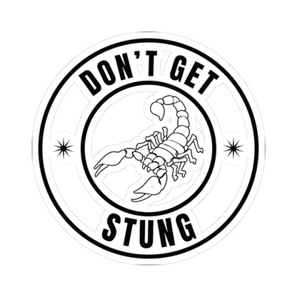 Don't Get Stung Stickers Design 2