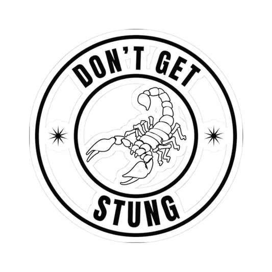 Don't Get Stung Stickers Design 2