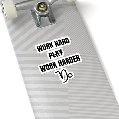 Work Hard, Work Harder Stickers